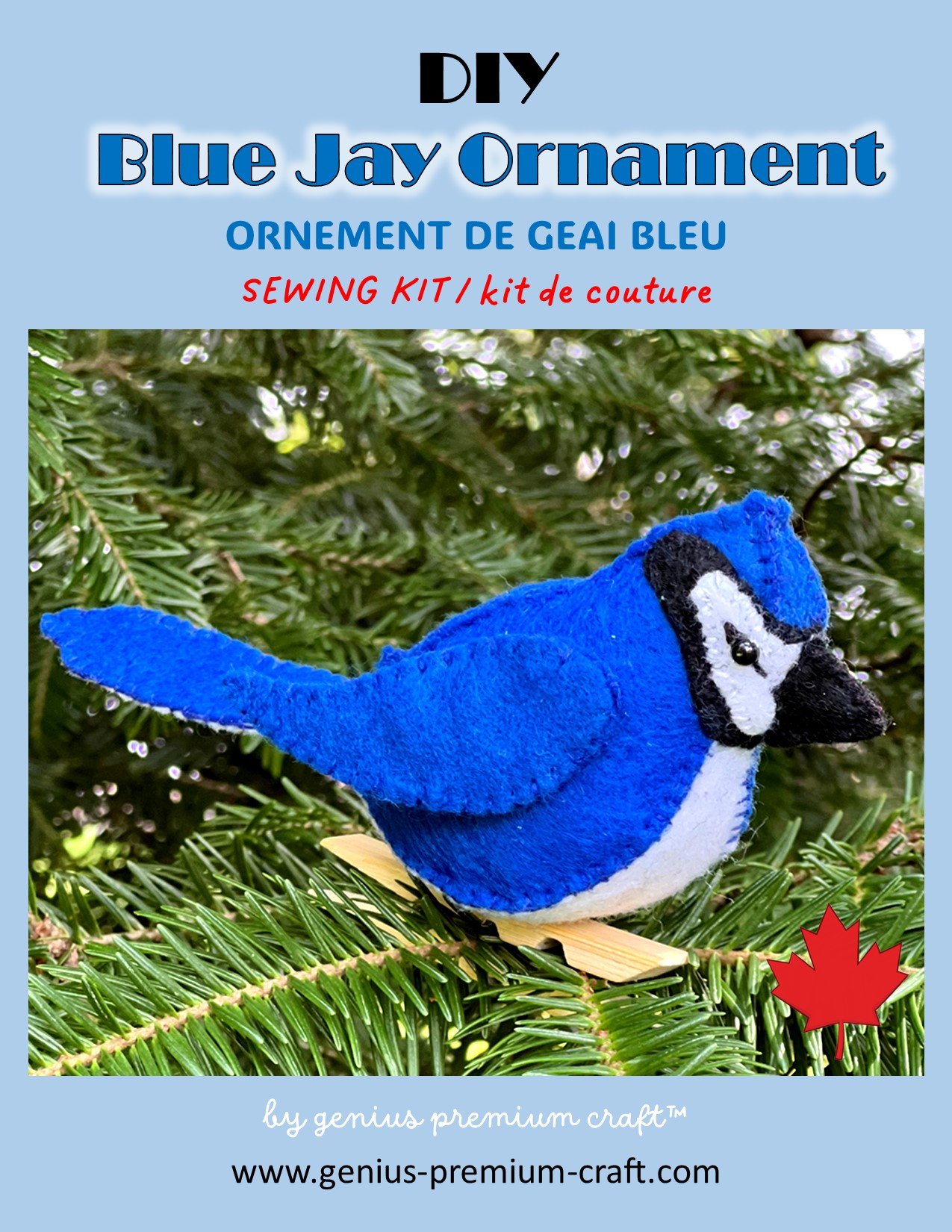 DIY Blue jay Sewing Kit — diy genius by Genius Premium Craft